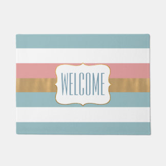Modern Striped Door Mat