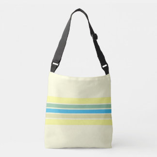 modern stripes art crossbody bag