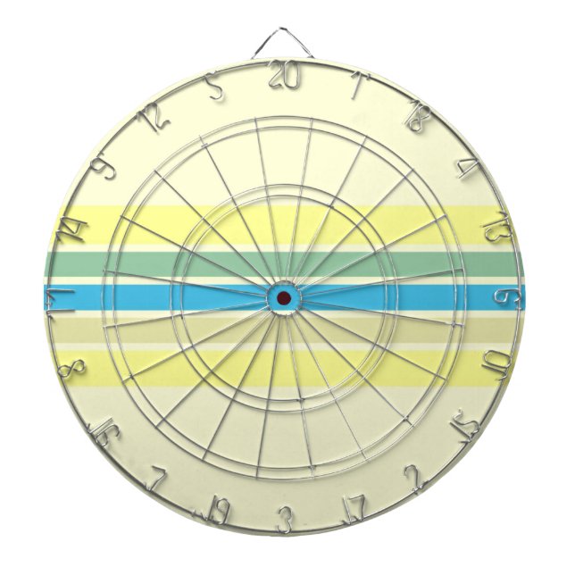 modern stripes art dartboard (Front)