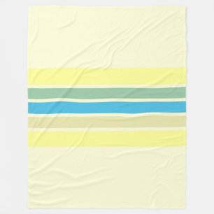 modern stripes art fleece blanket