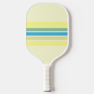 modern stripes art pickleball paddle