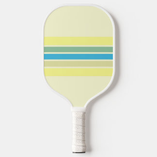 modern stripes art pickleball paddle