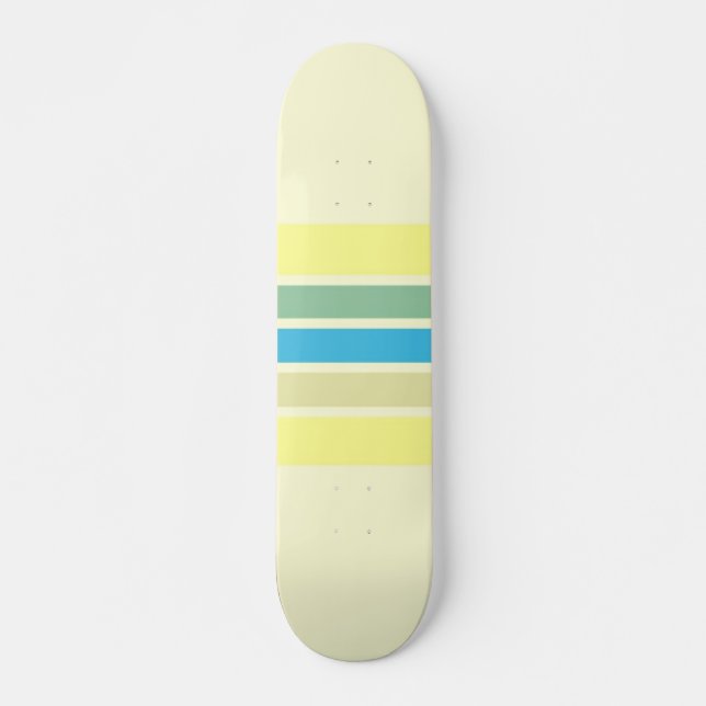 modern stripes art skateboard (Front)