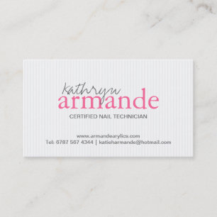 Modern Stripes Business Card