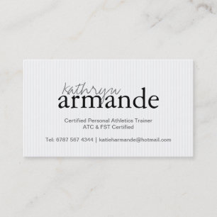 Modern Stripes Business Card