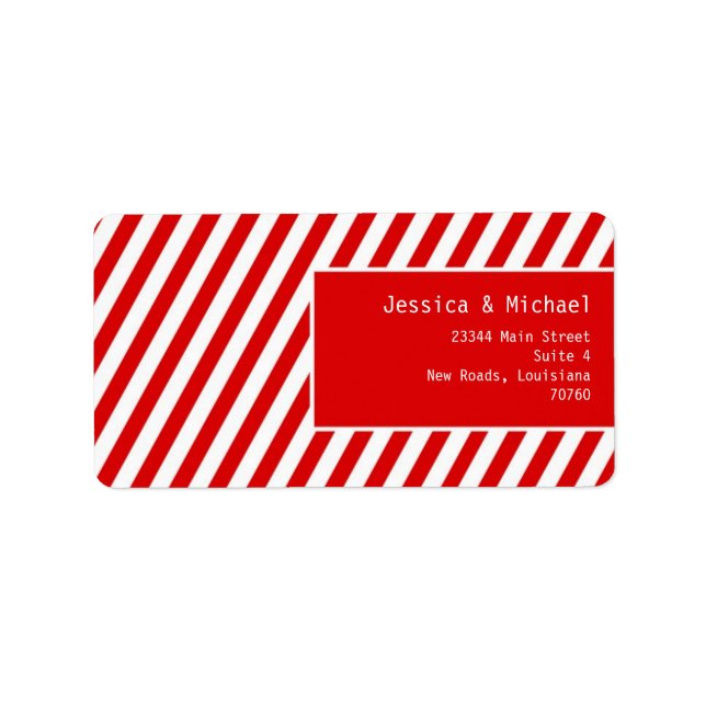 Modern Stripes Label (Front)