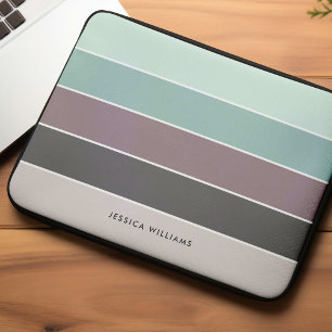 Modern Stripes Personalised  Laptop Sleeve