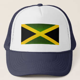 Modern Stripped Jamaican flag Trucker Hat