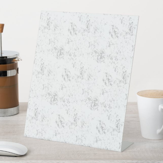 Modern Student Desk Aesthetic Design Pedestal Sign (In SItu)