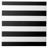 Modern Style Black And White Stripes