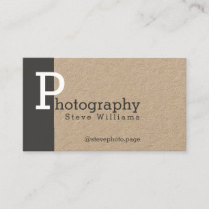 Modern style bold stand out business card