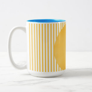 Modern style design art Two-Tone coffee mug