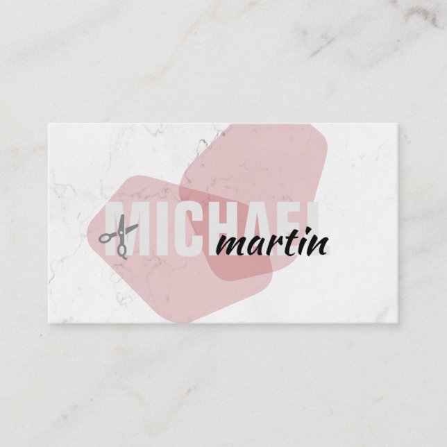 Modern Style | Hair Stylist Business Card (Front)