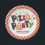 Modern Style Pizza Party Paper Plate<br><div class="desc">Pizza Party Paper Plate - Mama Mia! Our pizza party paper plate is guaranteed to bring you serious “pizza mind”. Nothing cheesy here as this ultra funky paper plate will absolutely tickle your taste buds and also style up your party table. Delivered hot to your door. Don't miss out on...</div>