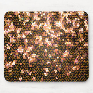 Modern Stylish and Trendy Black and Yellow Pattern Mouse Mat