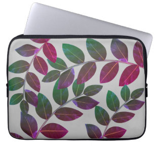 Modern  & Stylish Bay Leaves Laptop Sleeve