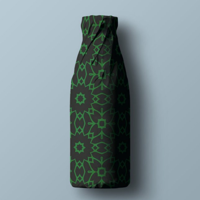 Modern Stylish Black And Green Geometric Pattern Tissue Paper (Creator Uploaded)