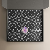 Modern Stylish Black And White Geometric Pattern