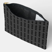 Modern & Stylish Black Hanging Triangles on Smoky