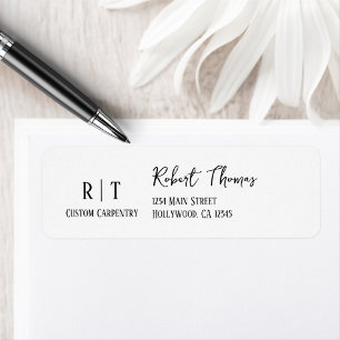 Modern Stylish Black White, Professional Business