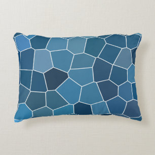 Modern Stylish Blue Pattern Decorative Cushion