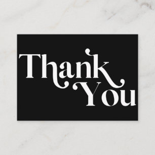 MODERN STYLISH BOLD Thank you for your purchase Enclosure Card