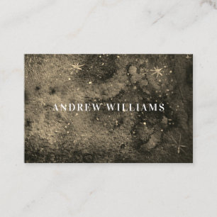 Modern stylish chic black and white business card