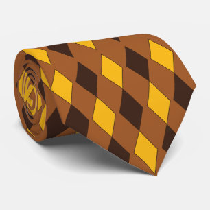 Modern Stylish Chic Diamond Pattern Tie