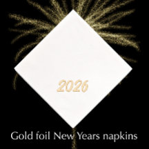 Modern Stylish Custom 2026 New Years Party Gold