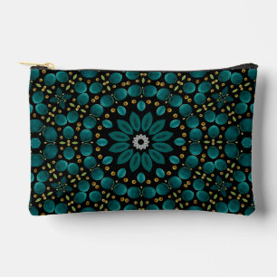 Modern Stylish Dot Mandala Pattern  Accessory Pouch