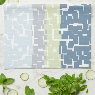 Modern Stylish Earth Toned Colours  Tea Towel