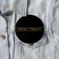 Modern Stylish Editable Gold Text & Stripes