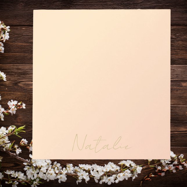Modern Stylish Elegant Girly Cute Notepad (Creator Uploaded)