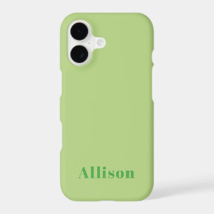 Modern Stylish Girly Sage Green Preppy Classic