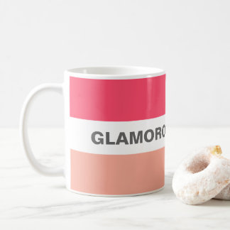 Modern Stylish Glamourous Granny Pink Coffee Mug
