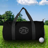 Modern Stylish Golfer Monogram & Name Personalised