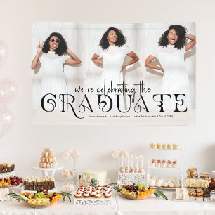 Modern Stylish   Graduation 3 Photo Banner