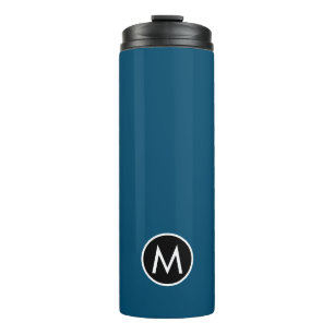 Modern Stylish Magenta Monogram Travel Mug