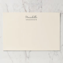 Modern Stylish Minimalist Monogram Name 