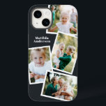 Modern stylish multi photo family electronic Case-Mate iPhone 14 case<br><div class="desc">Modern stylish multi photo family electronic phone case design. Ideal birthday,  Christmas,  mothers day or Fathers day design. Colours can be changed.</div>
