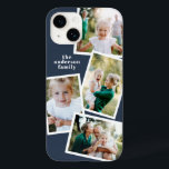 Modern stylish multi photo family electronic Case-Mate iPhone 14 case<br><div class="desc">Modern stylish multi photo family electronic phone case design. Ideal birthday,  Christmas,  mothers day or Fathers day design. Colours can be changed.</div>