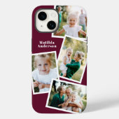 Modern stylish multi photo family electronic Case-Mate iPhone case (Back)