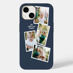Modern stylish multi photo family electronic iPhone 14 case