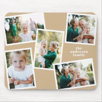 Modern stylish multi photo family home decor black