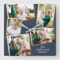 Modern stylish multi photo family home decor