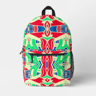Modern stylish multiple colour classic design pr printed backpack
