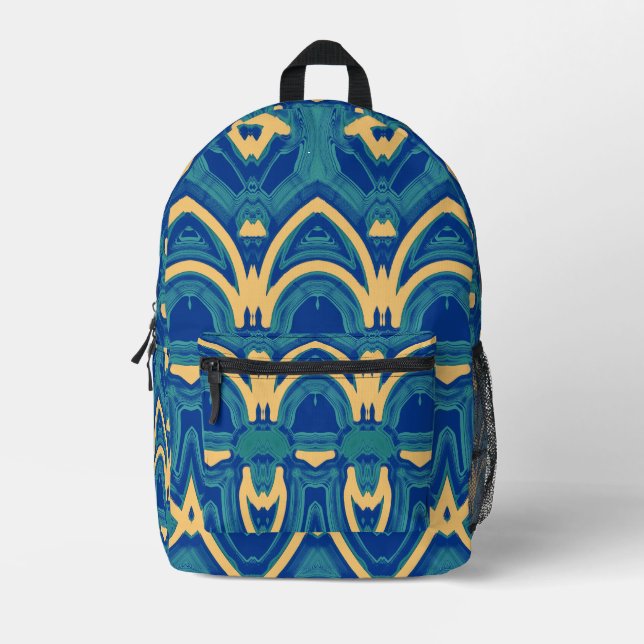 Modern stylish multiple colour classic design   pr printed backpack (Front)