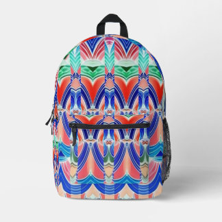 Modern stylish multiple colour classic design pr printed backpack