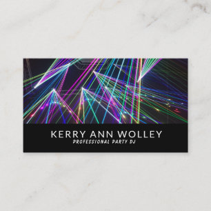Modern Stylish Music DJ Party Concert Planner  Business Card
