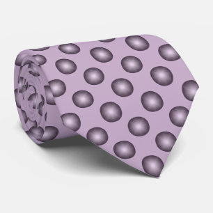 Modern Stylish Pale Purple Polka Dot Tie